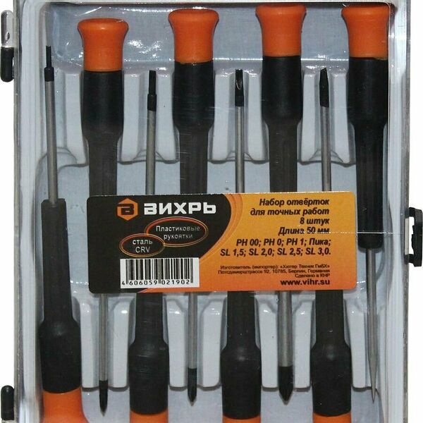 Набор отверток Eurolux 