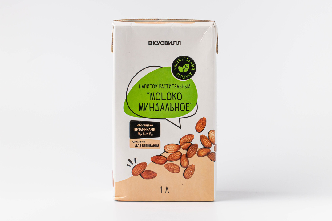 

Напиток растительный "Moloko миндальное", 1л