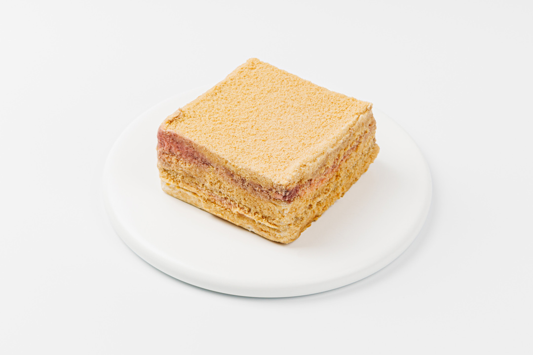 

Торт НеМедовик с малиной, веган