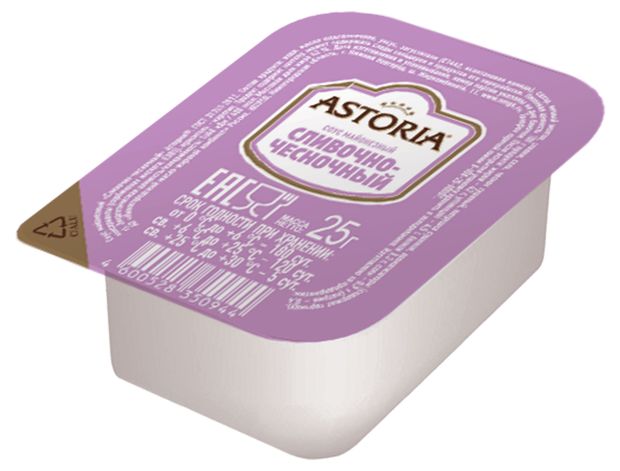 

Соус майонезный Astoria Сливочно-чесночный 42%, порционный