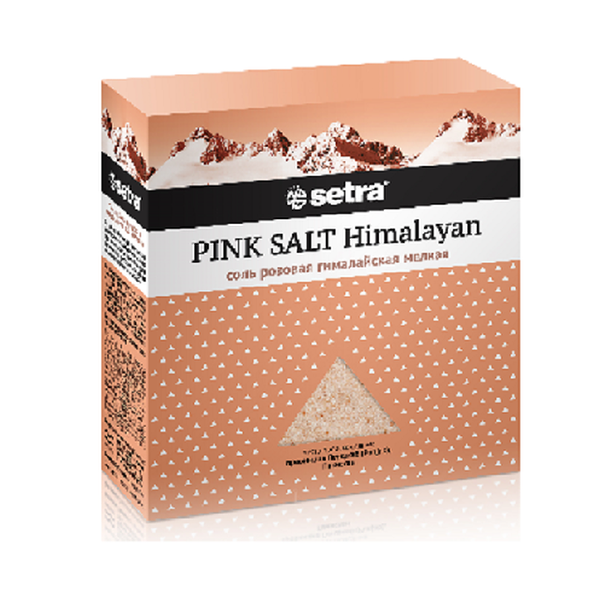 Соль розовая Setra гималайская мелкая 500г