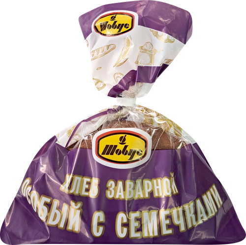 

Хлеб заварной Особый с семечками, в нарезке, 350г