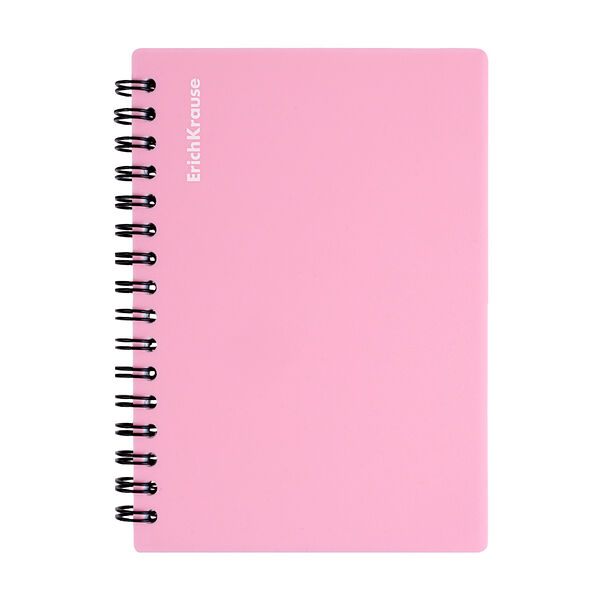 Блокнот с пластиковой обложкой, ErichKrause, А6, 80 листов, в ассортименте