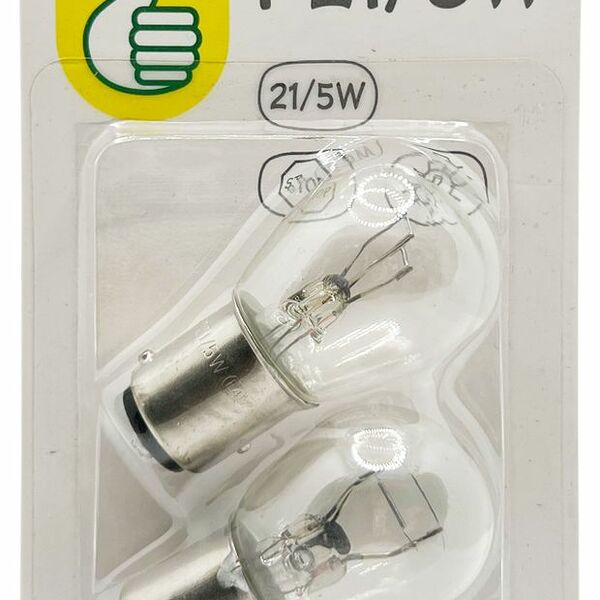 Лампа автомобильная P21/5W 2 шт ТМ Auchan (Ашан)