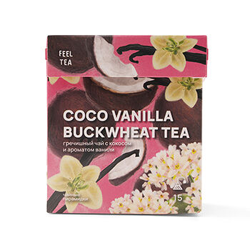 Чай гречишный Feel Tea Кокос Ваниль 15х4 г