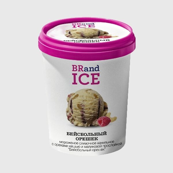 Мороженое сливочное BRandICE Бейсбольный орешек
