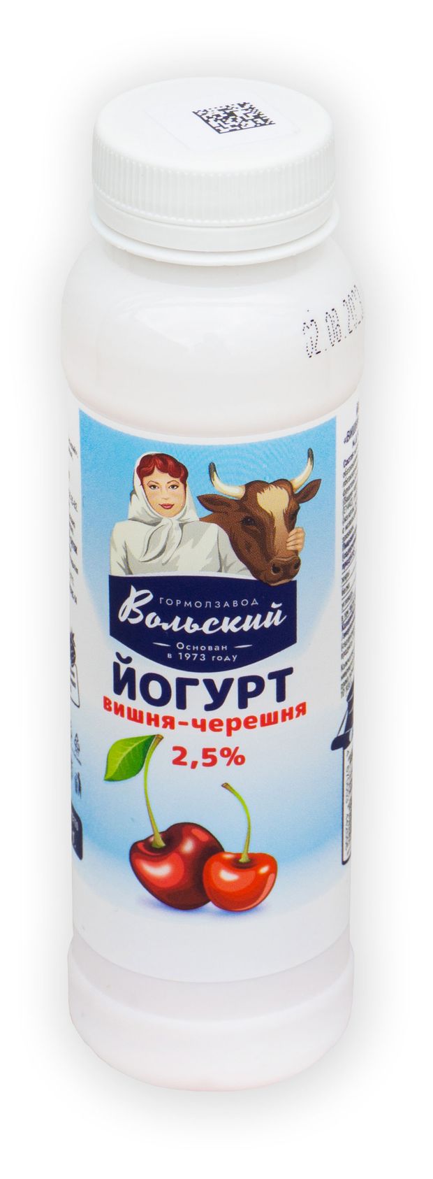 

Йогурт питьевой ГМЗ Вольский Вишня-черешня 2.5% БЗМЖ 270 г