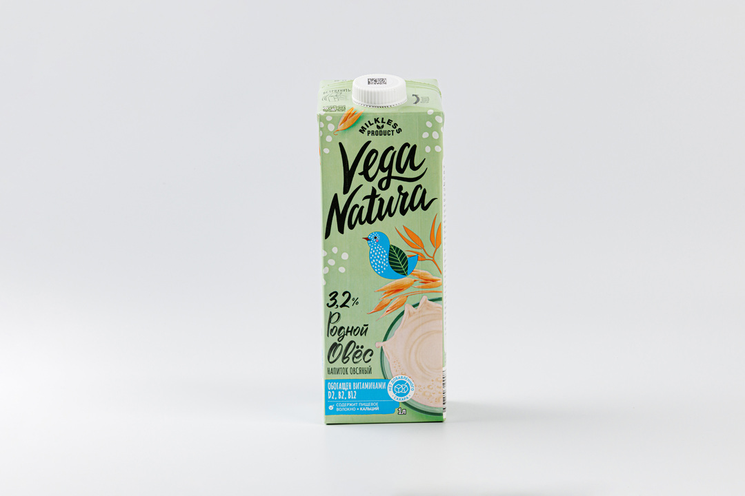 

Напиток овсяный Vega Natura Родной овёс 3.2% 1 л