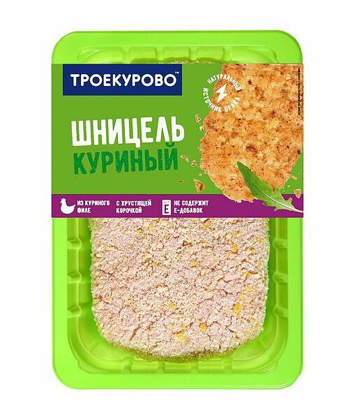 Шницель куриный Троекурово рубленый охлажденный 350 г