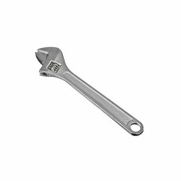 Разводной ключ Вихрь 250 мм, хромированное покрытие, ширина захвата 30 мм