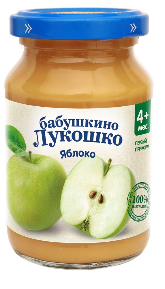 

Пюре Бабушкино Лукошко яблоко, 190 г