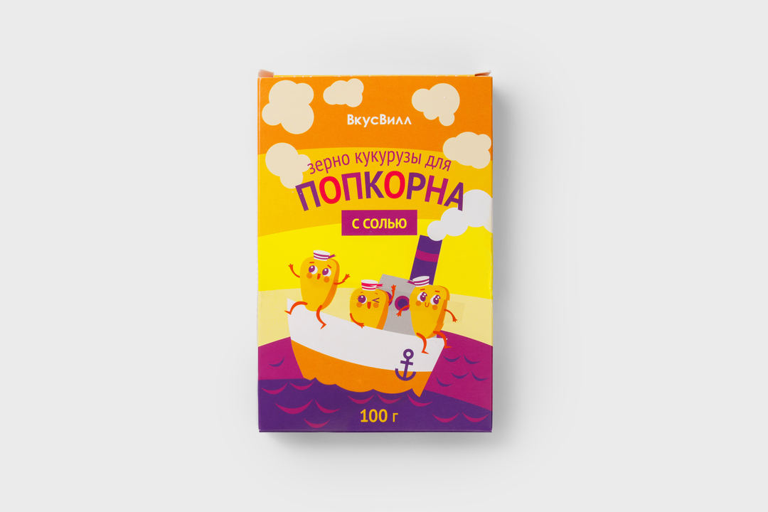 

Зерно кукурузы для приготовления "Попкорна" с солью 100 г