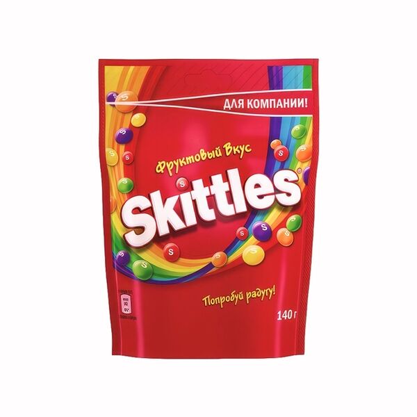 Драже Skittles Фруктовый вкус 140г