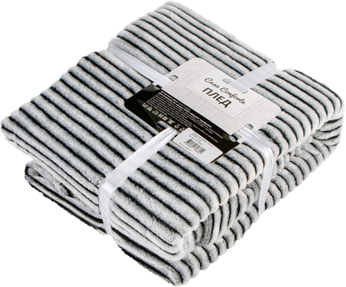 

Плед Casa Conforte Полосы микрофибра 200 х 220 см