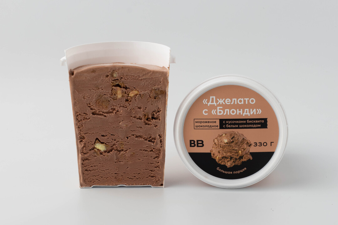 

Мороженое шоколадное "Джелато с "Блонди", 330 г(Продукт замороженный)