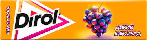 

Жевательная резинка Dirol Дикий виноград 13.6 г