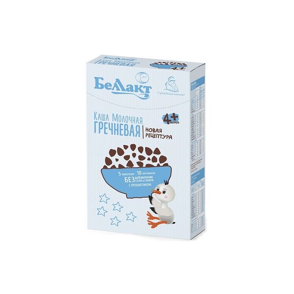 Каша сух. зерно-молочная гречневая б/р вес 200г ДП Беллакт