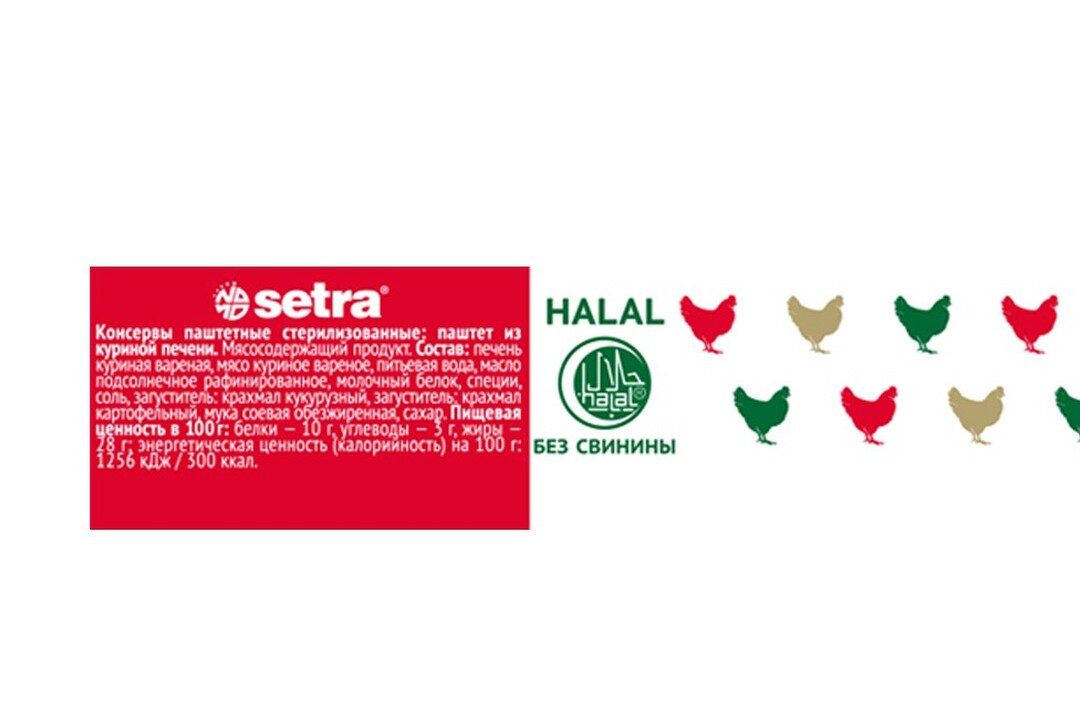 

Паштет Setra из куриной печени 100 г
