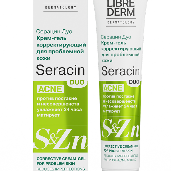 Крем-гель Librederm Seracin Duo корректирующий для проблемной кожи 40 мл