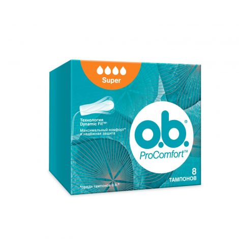 

Тампоны O.b. ProComfort Super 8 шт.