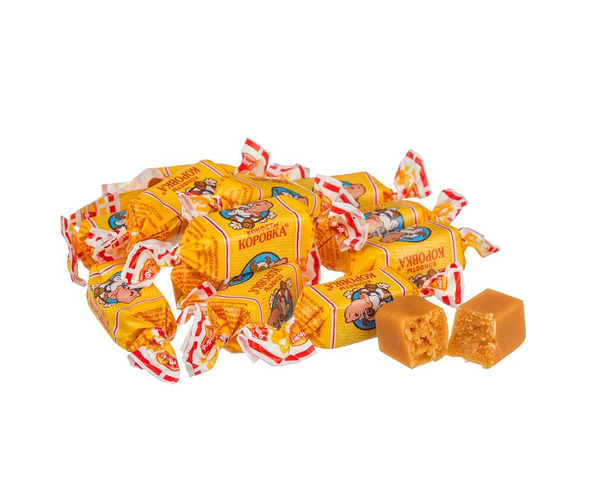 Конфеты Рот Фронт Коровка неглазированные вес