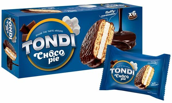 Печенье-сэндвич Tondi Choco Pie бисквитное