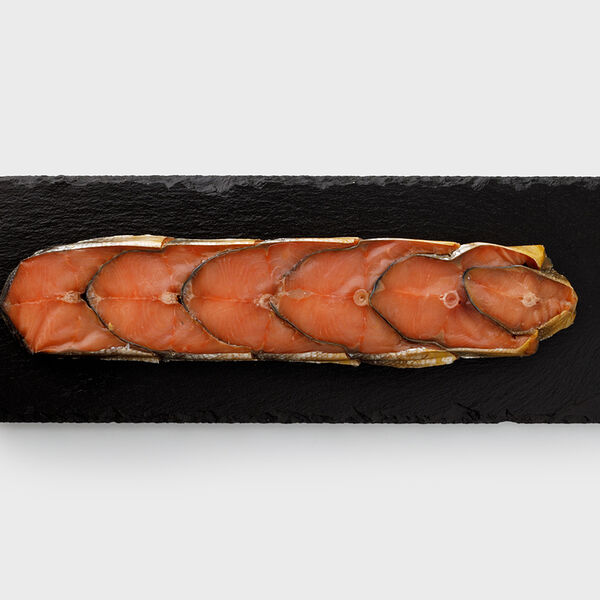 Горбуша холодного копчения кусочки