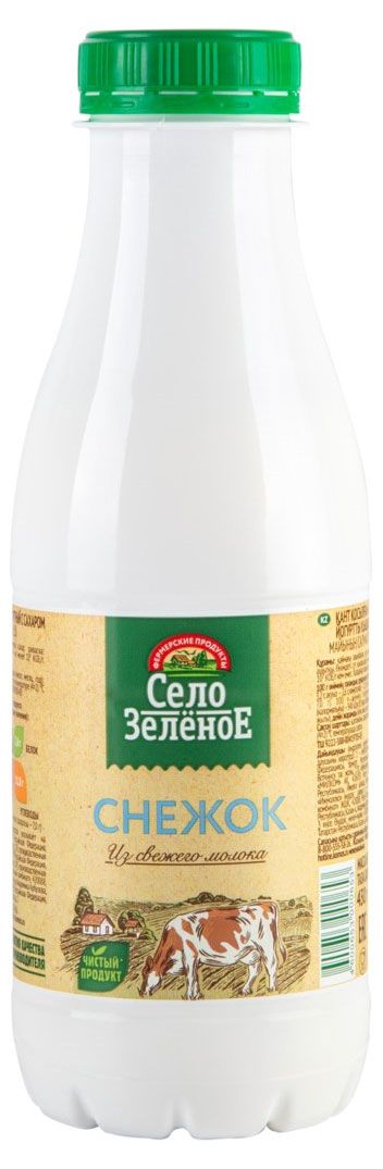 

Напиток кисломолочный Село Зеленое Снежок 3.2% 430 мл