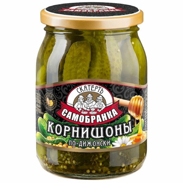 Корнишоны Скатерть Самобранка По-дижонски 350 г