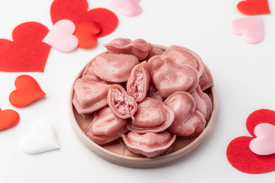 

Любмени ВкусВилл с творогом и клубничным джемом замороженные 500 г