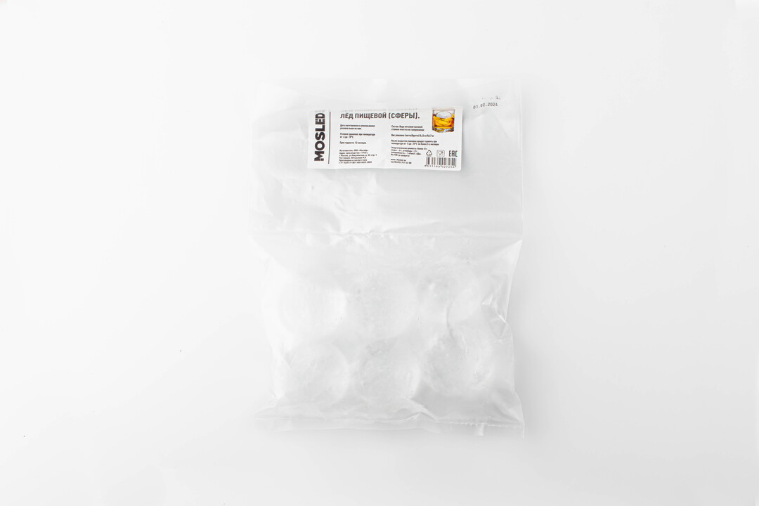 

Лед Mosled пищевой Сферы 430 г