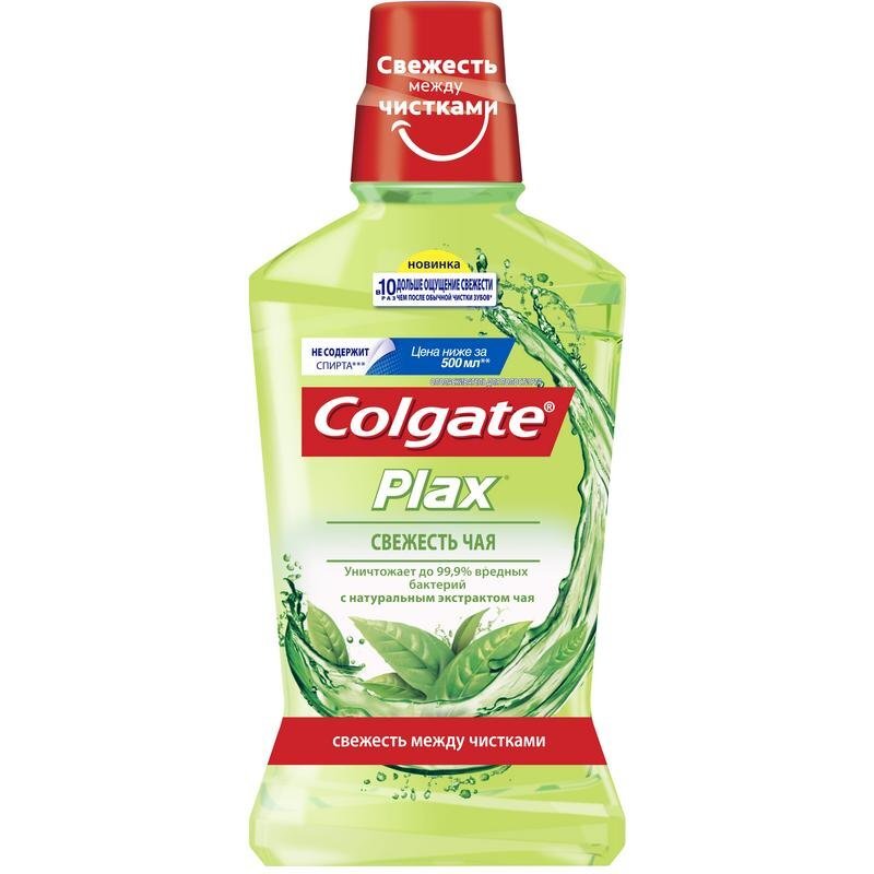 

Ополаскиватель для полости рта Colgate Plax Свежесть чая 500 мл
