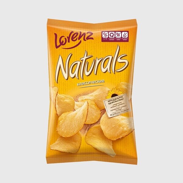 Чипсы с солью Lorenz Naturals классические 100г