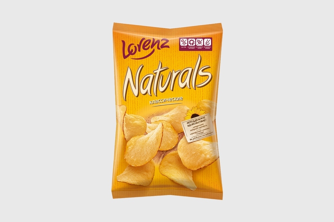 

Чипсы Lorenz Naturals классические с солью 100 г