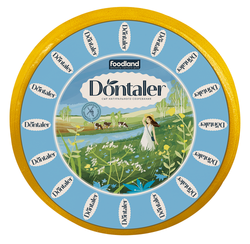 

Сыр полутвёрдый Foodland Dontaler 45% вес