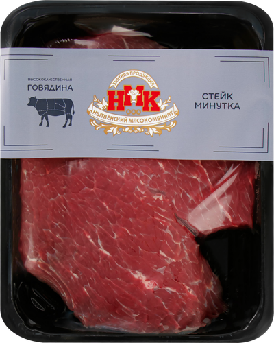 

Стейк из говядины МК Нытвенский Минутка, категория А 400 г