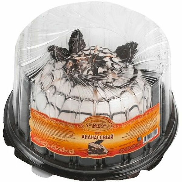 Торт Золотой колос Ананасовый 560 г