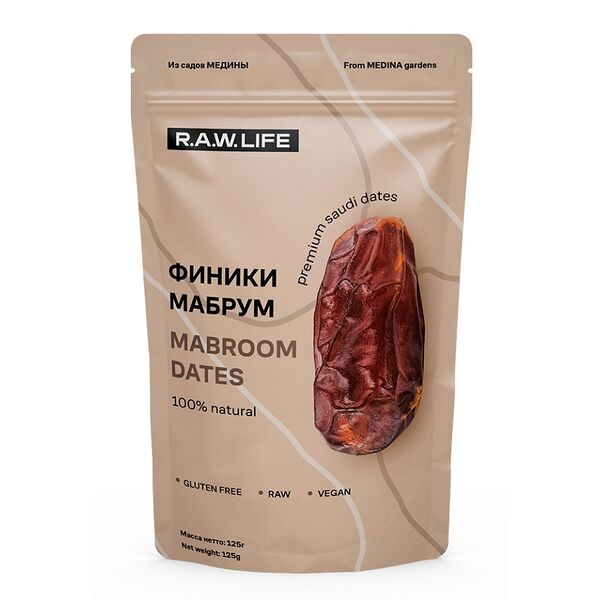 Финики R.A.W. LIFE Мамбрум, 125 г