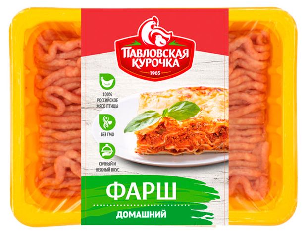 

Фарш куриный Павловская курочка охлажденный, 400 г