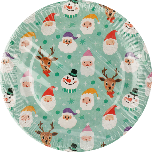 

Набор бумажных тарелок ND Play Веселый Новый год 23 см 6 шт.