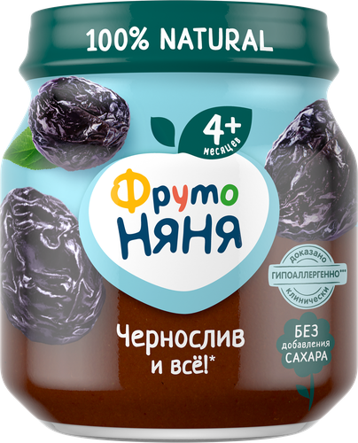 

Пюре ФрутоНяня черносливовое с 4 месяцев 100 г