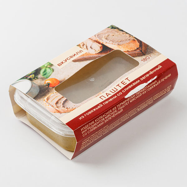 Паштет из говяжьей печени со сливками запеченный