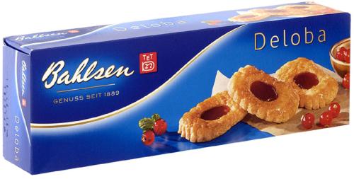 

Печенье слоеное Bahlsen с красной смородиной и вишней 100 г