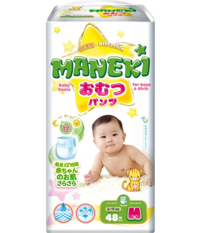 

Подгузники Maneki M 6-11кг 48шт