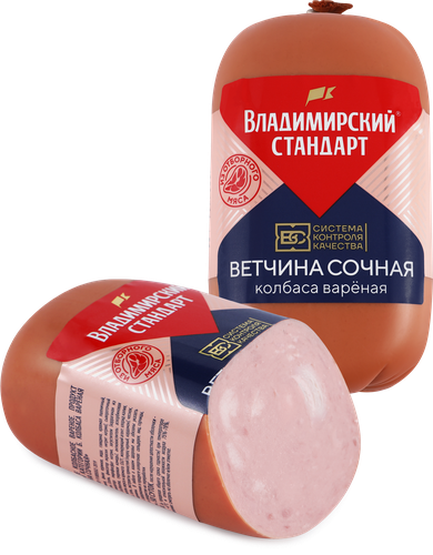 

Ветчина варёная Владимирский стандарт Сочная 400 г
