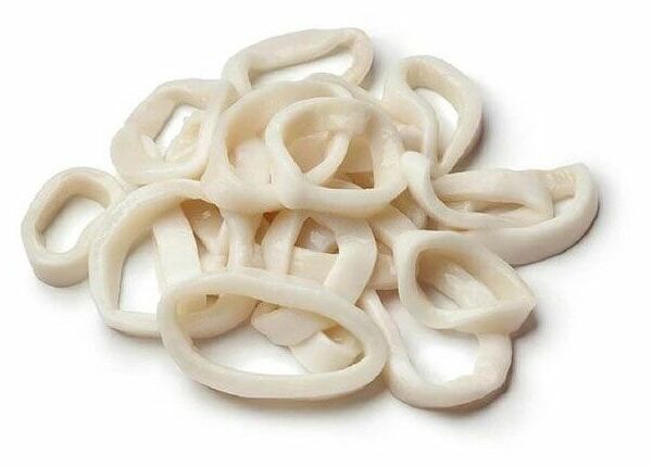 Кольца кальмара замороженные вес