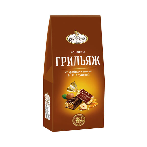 Конфеты Фабрика имени Крупской Грильяж 146г