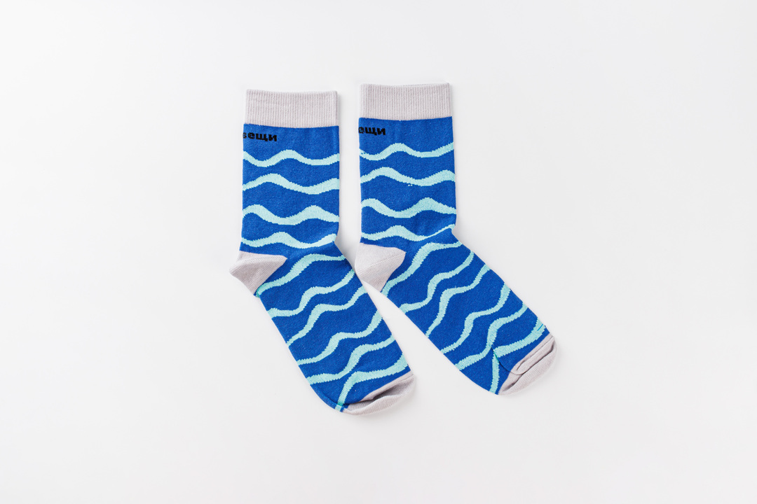 

Носки "Волны" Простые вещи р. 40-42