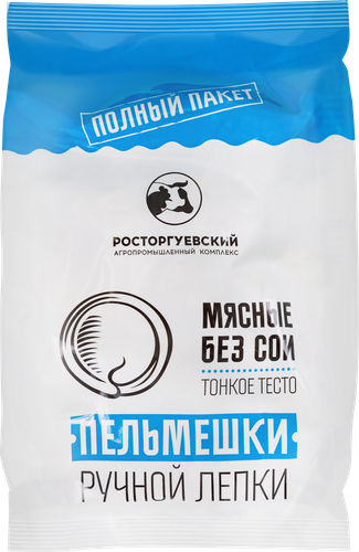 

Пельмени Росторгуевский Агропромышленный Комплекс Мясные категория Б 800 г