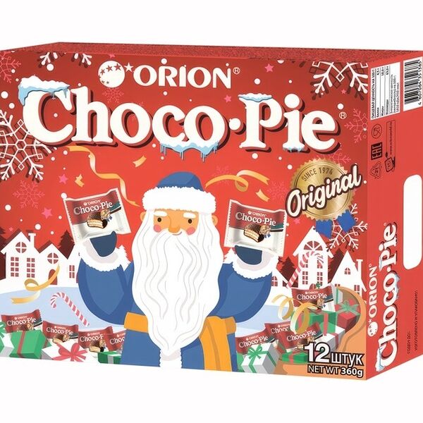 Печенье Choco Pie в глазури 12 шт. 360 г, дизайн упаковки в ассортименте